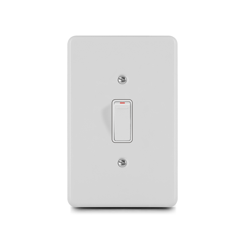 South Africa switch,Steel cover plate,1 Lever 1/2 Way Switch